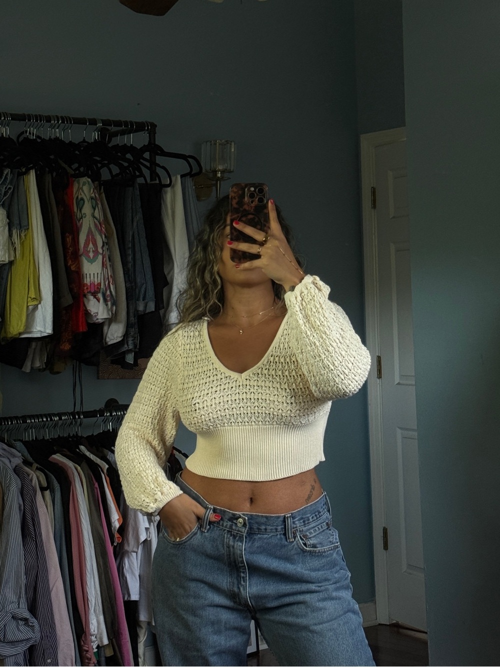 Cropped Crochet Top